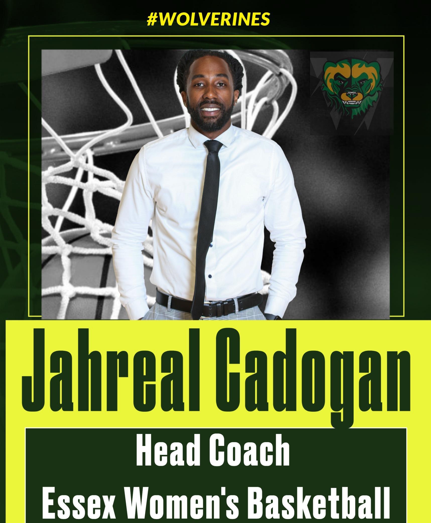 Essex Welcomes Jahreal Cadogan as Head Coach Women's Basketball