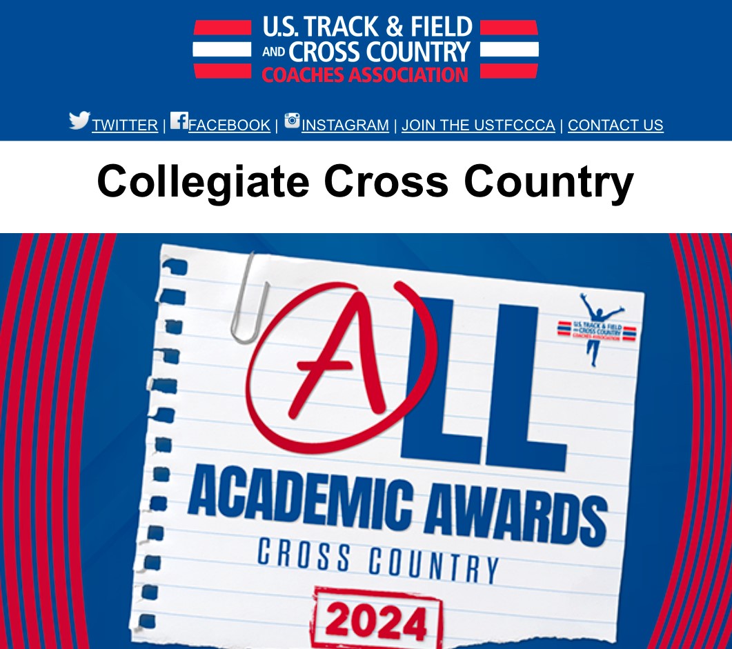 USTFCCCA 2024 Cross Country Academic Awards
